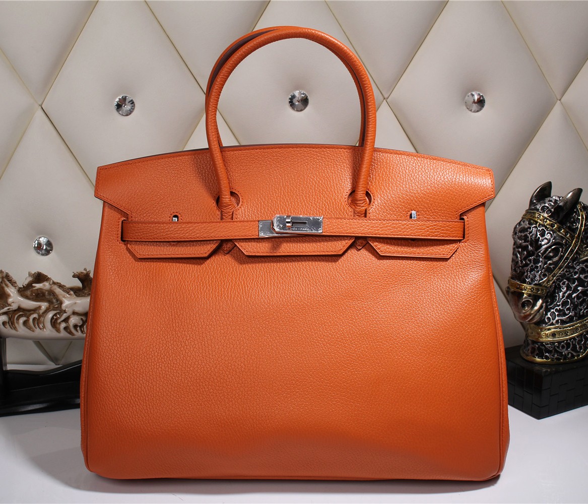 Cheap Hermes Birkin Silver Hardware 40cm Bag HJ00288