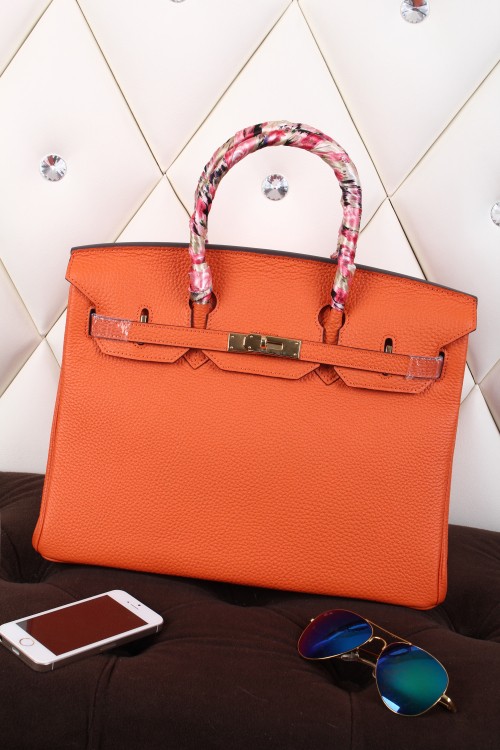 Hermes Orange Birkin Golden Hardware 40cm HJ00060