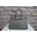 Best Hermes Gray Birkin Golden Hardware 35cm / 40cm Bags HJ21013