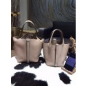 AAA Replica Hermes Picotin Lock Bag 18cm/22cm Taurillon Clemence Palladium Hardware Handstitched, Gris Tourterelle CK81 RS14060