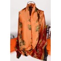 Hermes Silk Scarf Orange RS16445