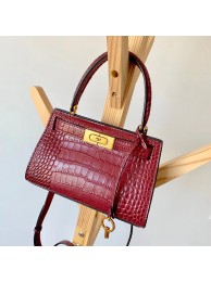 New Hermes Bamboo Epsom Kelly Mini II 20cm Handmade Bags HJ202125