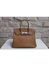 Fake Hermes Yellow Birkin Silver Hardware 40cm Bags HJ21016