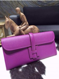 Hermes Jige Elan Clutch 29cm Epsom Calfskin Handstitched, Anemone P9 RS00305