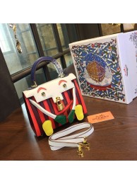 Limited Edition Hermes Mini Kelly Doll Bag 20cm Swift Leather with Croc Gold Hardware Singapore 50th Anniversary, Red/Blanc RS20524