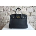 Replica Hermes Black Birkin Golden Hardware 40cm Bags HJ21010