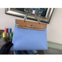 Hermes Kelly Light Blue Mini 31cm Bags Sale HJ202137