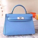Hermes Celeste Epsom Kelly Mini II 20cm Handmade Bags HJ202106