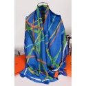 Hermes Silk Scarf Blue RS12517