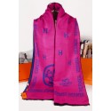 Imitation Hermes Winter Wool Scarf Rose Pink RS20803