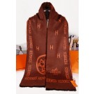 Fake Imitation Hermes Winter Wool Scarf Brown-1 RS21412