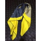 Hermes 90CM Silk Scarf Yellow Grey RS02877