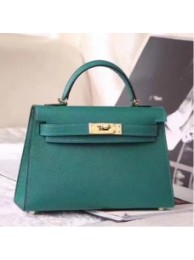 Hermes Malachite Epsom Kelly Mini II 20cm Handmade Bags Availability HJ202120
