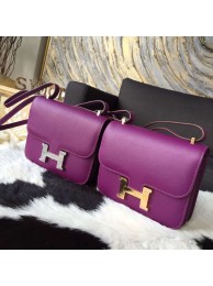 Fake Hermes Constance 19cm Epsom Calfskin Original Leather Handstitched, Anemone P9 RS03115