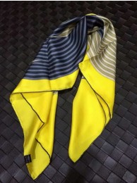 Hermes 90CM Silk Scarf Yellow Grey RS02877