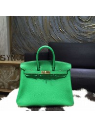 Hermes Birkin 25cm Veau Crispe Togo Calfskin Bag Hand Stitched Gold Hardware, Bambou 1K RS03390