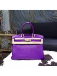 Hermes Birkin 30cm Chevre Myzore Goatskin Calfskin Bag Gold Hardware Handstitched, Crocus 9W RS13242