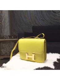 Hermes Constance 18cm Epsom Calfskin Original Leather Handstitched Gold Hardware, Soufre C9 RS08829