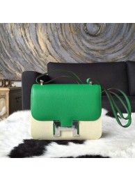 Hermes Constance 19cm Epsom Calfskin Original Leather Handstitched, Bambou 1K RS12212
