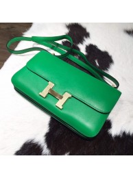 Hermes Constance Elan 26cm Swift Calfskin Handstitched Palladium Hardware, Bambou 1K RS13193