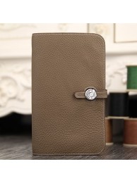 Hermes Dogon Combine Wallet In Etoupe Leather RS01305