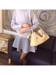 Hermes Lindy 30cm Taurillon Clemence Calfskin Leather Palladium Hardware Hand Stitched, Parchemin 3C RS00998