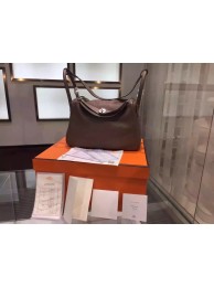 Hermes Lindy 30cm Togo Palladium Hardware Hand Stitched, Etoupe RS20270
