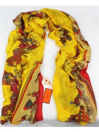 Hermes Satin Silk Scarf - 5 RS08613
