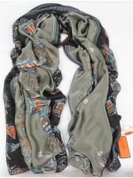 Hermes Satin Silk Scarf - 6 RS10110