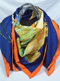 Hermes Silk Shawl- 13 RS05051