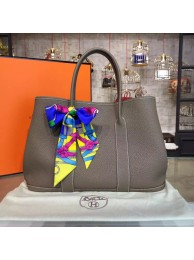 High Quality Hermes Garden Party 36cm Togo Calfskin Leather Palladium Hardware High Quality, Etoupe RS03314