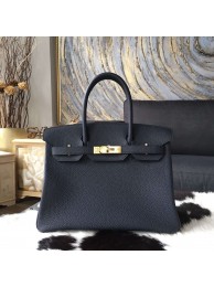 High Quality Replica Hermes Birkin 30cm Togo Calfskin Bag Handstitched Gold Hardware, Plomb CK76 RS03094