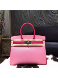 High Quality Replica Hermes Horseshoe Birkin 30cm Epsom Calfskin Bag Handstitched, Rose Tyrien E5/Pink 5P RS16986