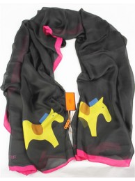 Imitation Hermes Satin Silk Scarf - 4 RS06413