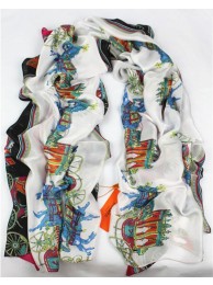 Imitation Hermes Satin Silk Scarf - 7 RS15408
