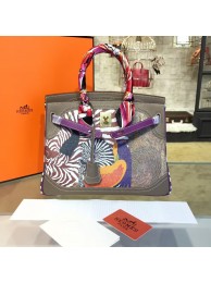 Imitation High Quality Customized Hand Painted Hermes Birkin 30cm Togo Calfskin Bag Handstitched Gold or Palladium Hardware, Zebra Tucan Combo Multicolor RS08734