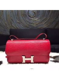 Knockoff Hermes Constance Elan 30cm Lizard Skin Original Leather Handstitched Palladium Hardware, Moyen CK51 RS08005
